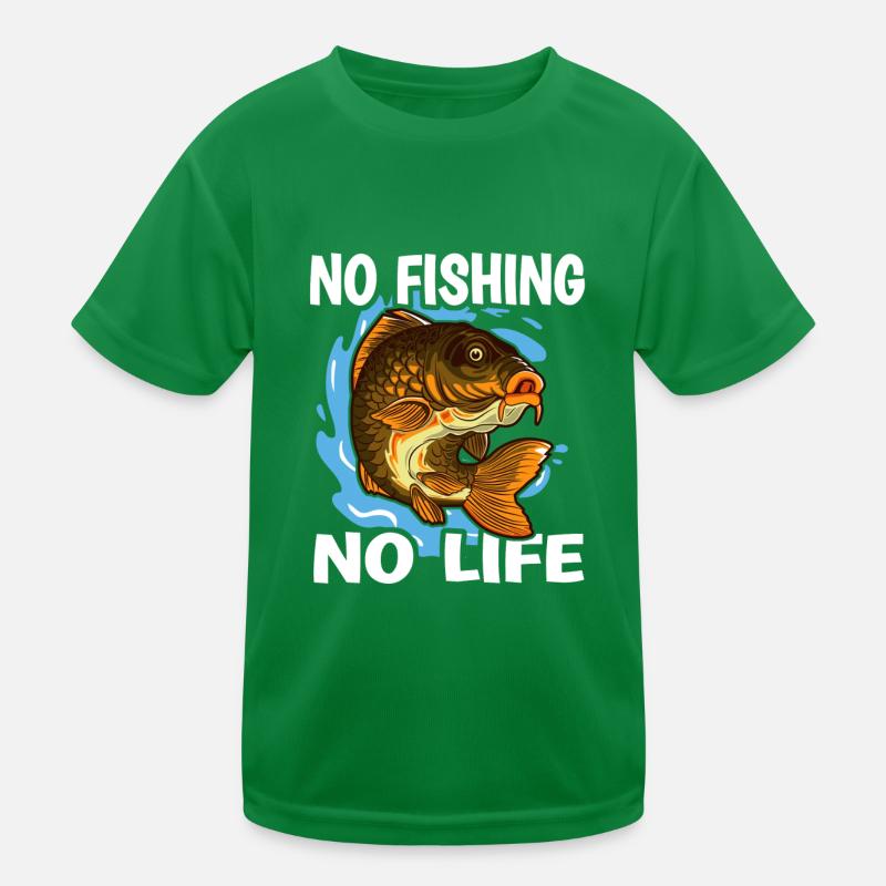 Pêcheurs à la ligne de carpes T-shirt sport Enfant