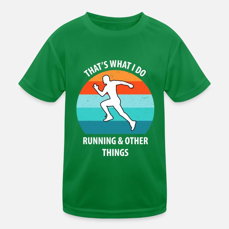 Joggen Kinder Funktions-T-Shirt