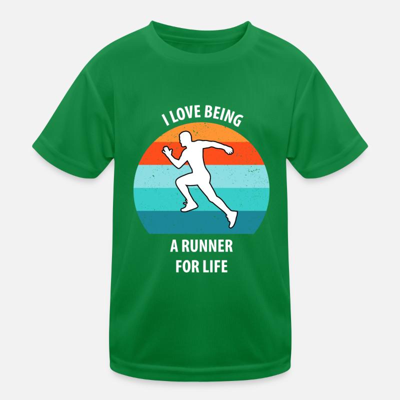 Joggen Kinder Funktions-T-Shirt