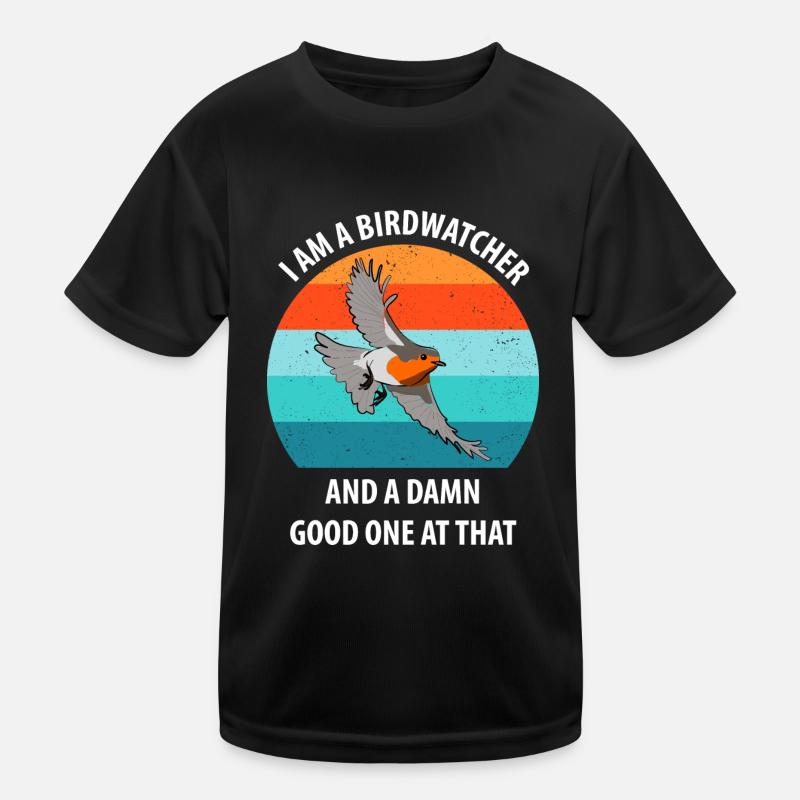 Bird Watching Bird Watching Birding Bird Kids Functional T-Shirt