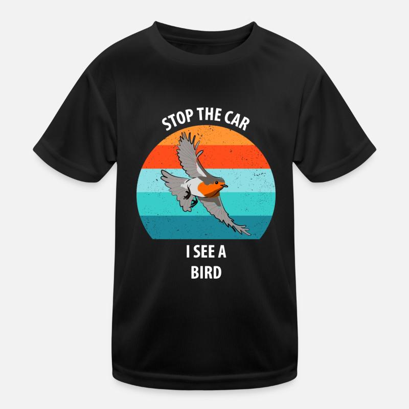 Bird Watching Bird Watching Birding Bird Kids Functional T-Shirt