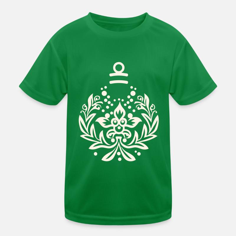 Weihnachtskugel Ornament Kinder Funktions-T-Shirt