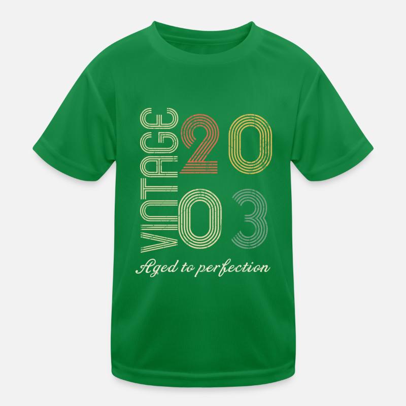 21st birthday gift - 2003 Kids Functional T-Shirt