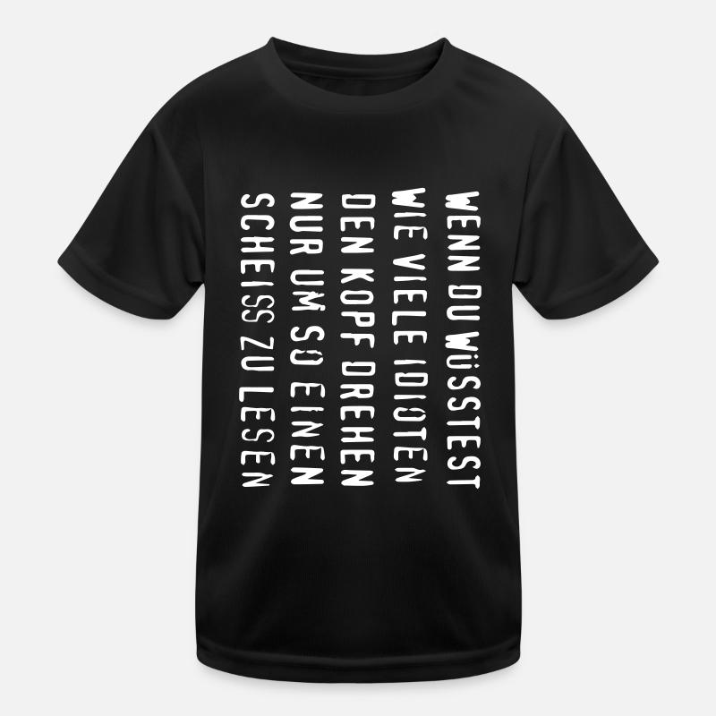 Turn your head Kids Functional T-Shirt