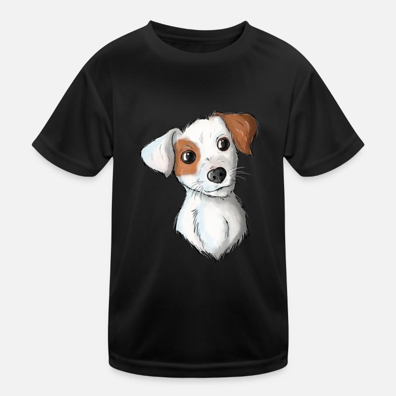 Jack Russell Pattern 7 Kinder Funktions-T-Shirt