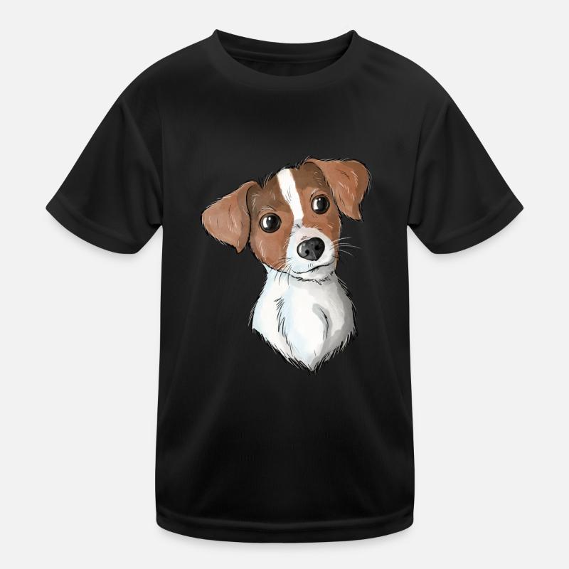 Jack Russell Pattern 4 Kinder Funktions-T-Shirt