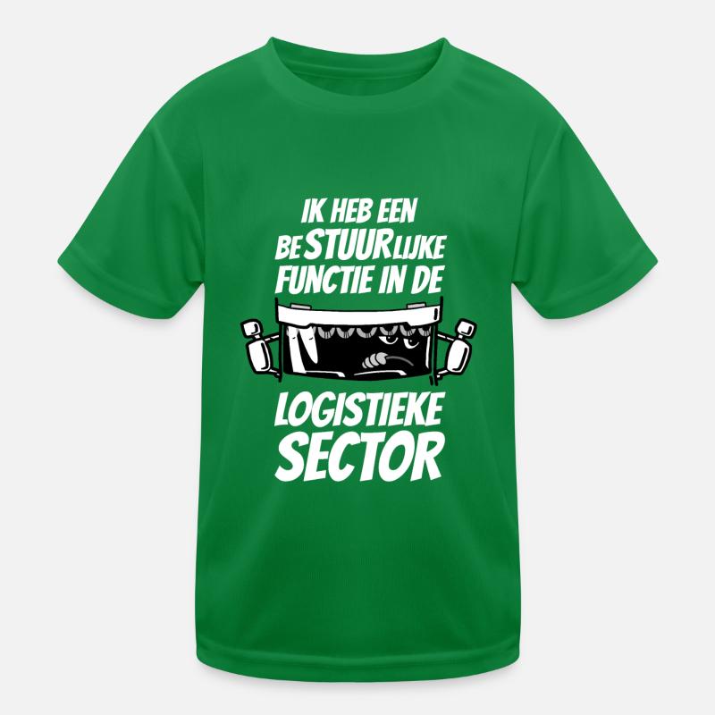 1266 administrative function white letters Kids Functional T-Shirt