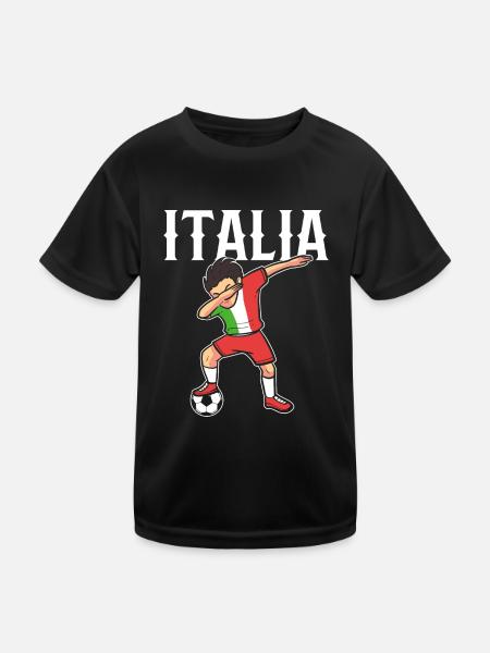 Italia - Kids Functional T-Shirt - black - Front