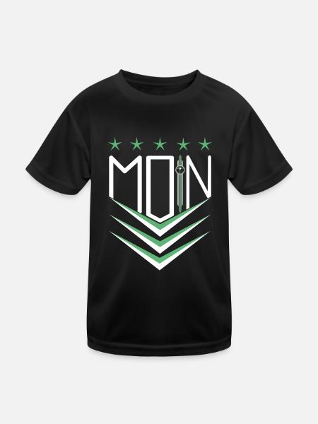 moin moin - Kinder Funktions-T-Shirt - Schwarz
