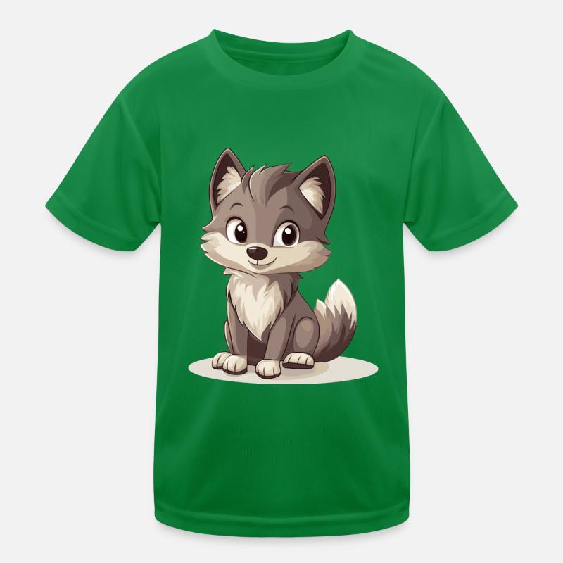 kleiner Wolf Kinder Funktions-T-Shirt
