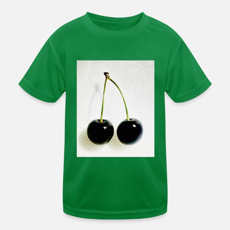 Kirsche Kinder Funktions-T-Shirt