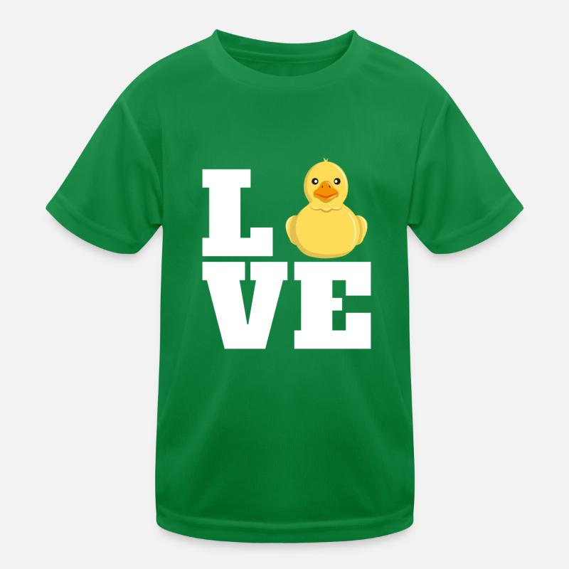 Amour canard de bain Amoureux de canards T-shirt sport Enfant