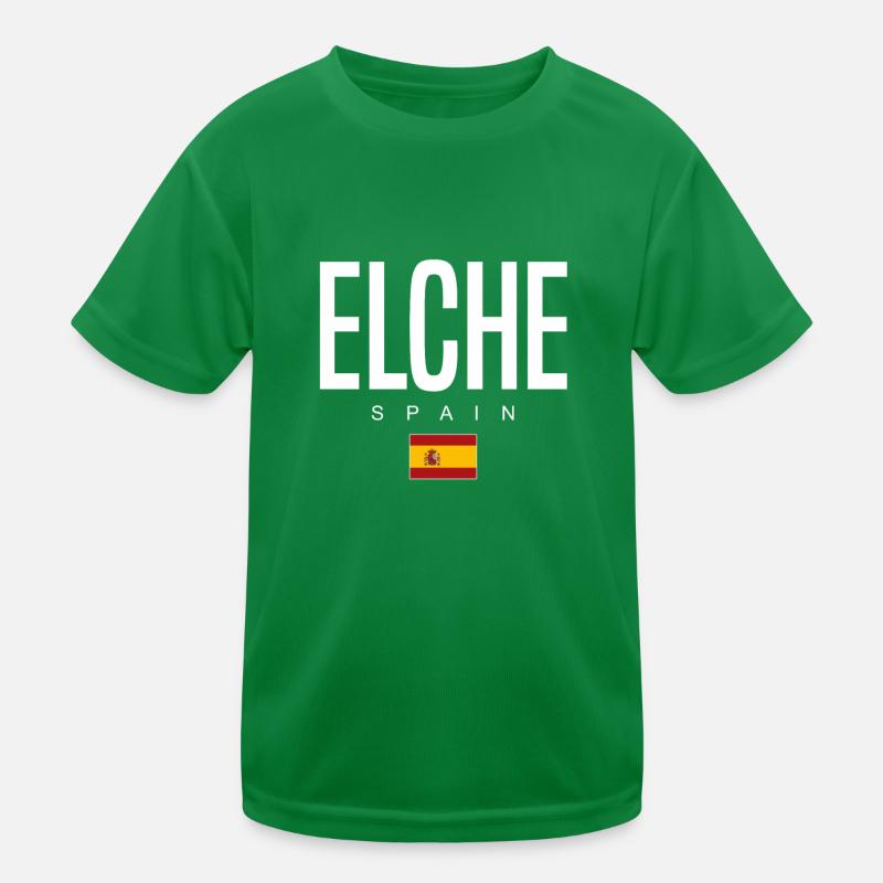 Elche Spanien Kinder Funktions-T-Shirt