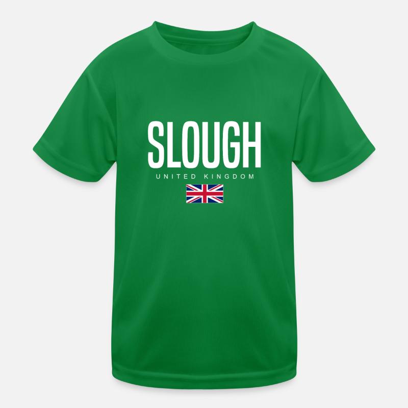 Slough England Großbritannien Kinder Funktions-T-Shirt