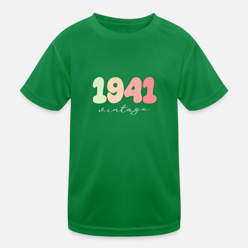1941 Année de naissance T-shirt sport Enfant
