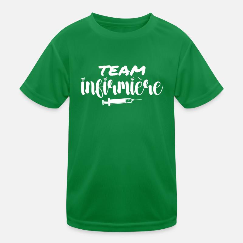 Team Infirmière T-shirt sport Enfant