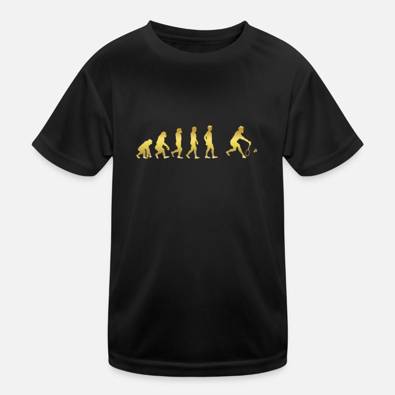 evolution human ekg heartbeat Federball Kinder Funktions-T-Shirt