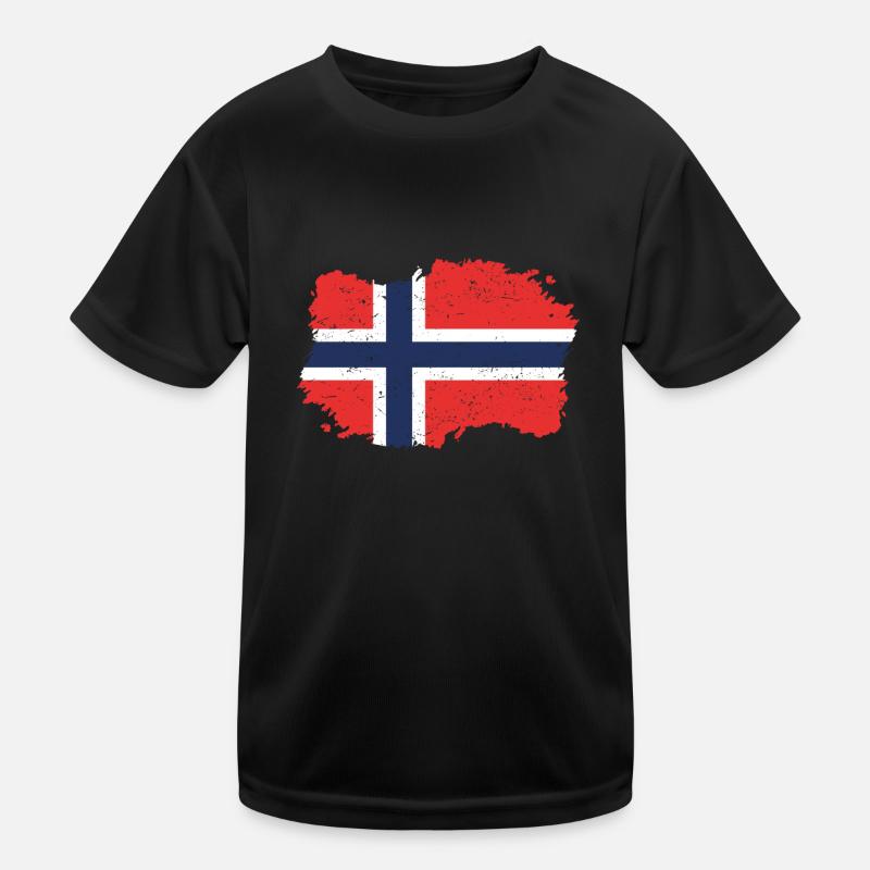 Roots drapeau maison Norvège Png T-shirt sport Enfant