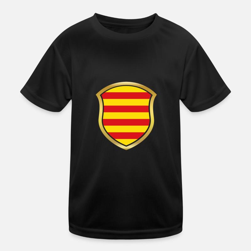Champion de la Coupe du Monde 2018 équipe wm Estelada Catalan T-shirt sport Enfant