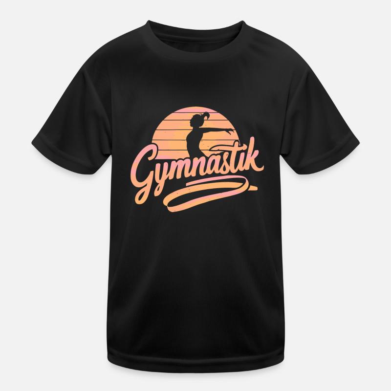 Gym-Queen Flexibel Stark Elegant Sieg Kinder Funktions-T-Shirt