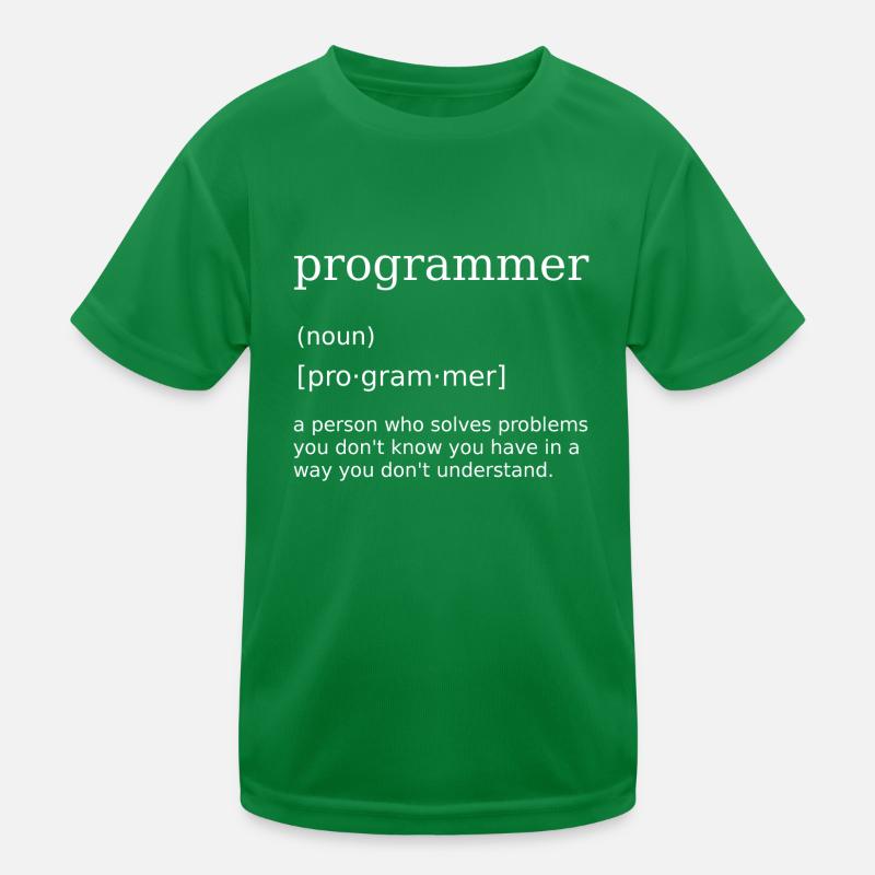 Programmer Spruch Informatiker Computer Scientist Kinder Funktions-T-Shirt