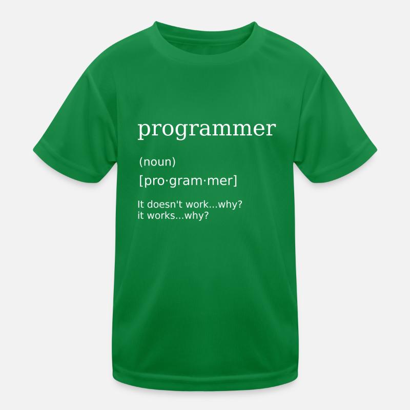 Programmeur Informaticien Programmation Humour T-shirt sport Enfant