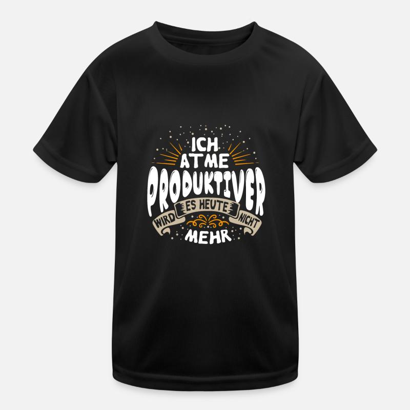 Ich atme. - Geschenk Kinder Funktions-T-Shirt