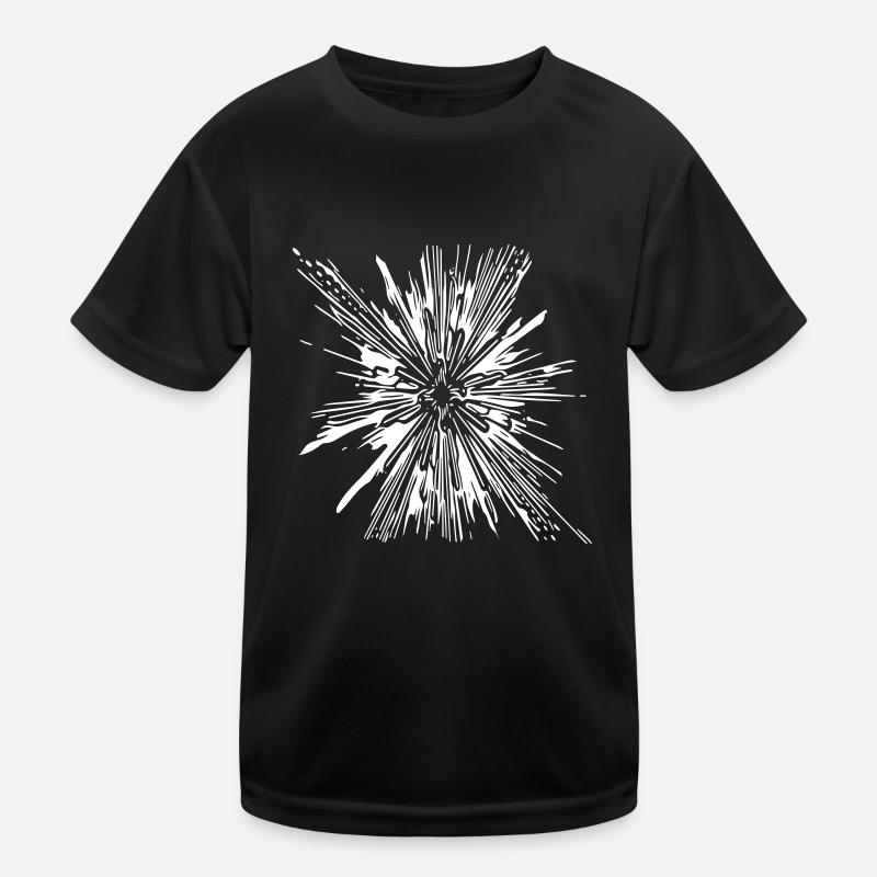 Explosion - Vintage Vector Linien Kinder Funktions-T-Shirt