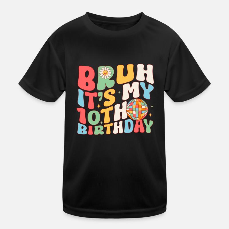 10. Geburtstag Mädchen Geschenkidee Zehn Jahre Kinder Funktions-T-Shirt