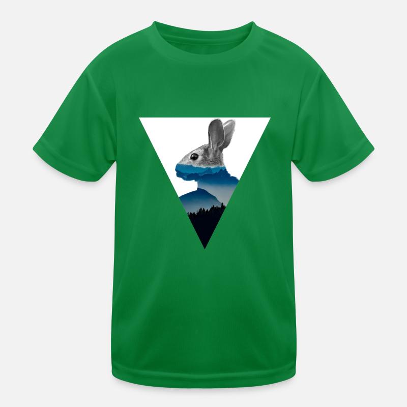 Hase Kinder Funktions-T-Shirt