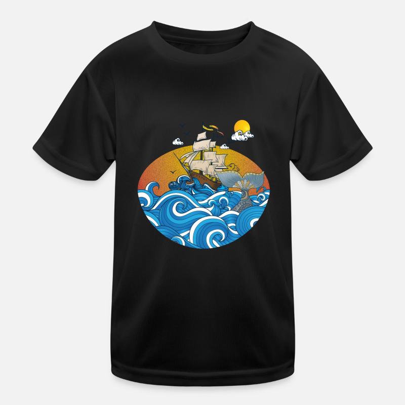 Strand Kinder Funktions-T-Shirt