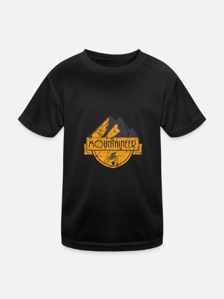 bicycle - Kids Functional T-Shirt - black - Front