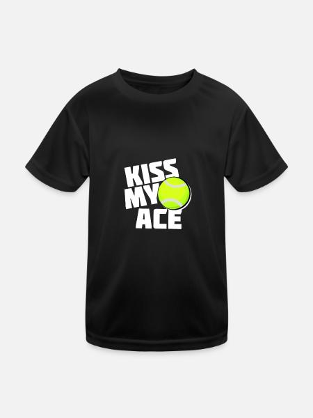sportif - T-shirt sport Enfant - noir - Devant