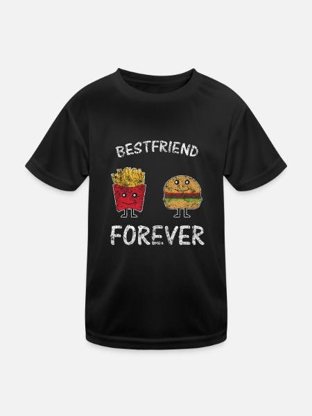 Meilleur repas des amis - T-shirt sport Enfant - noir - Devant