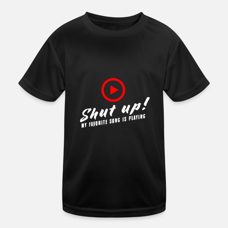 Musik Musiker Kopfhörer Geschenkidee Kinder Funktions-T-Shirt