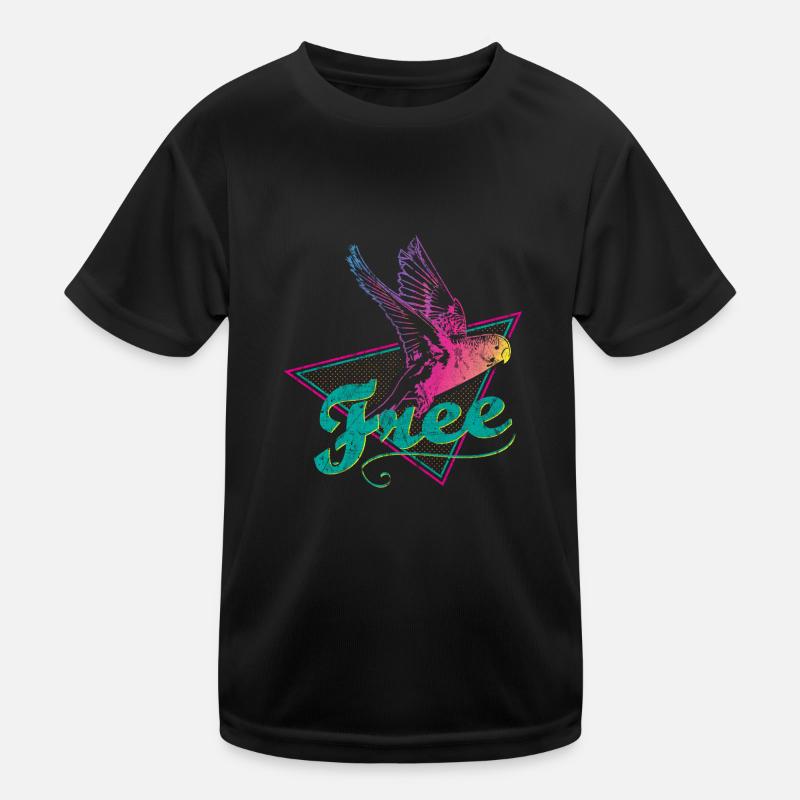 Wellensittich Kinder Funktions-T-Shirt