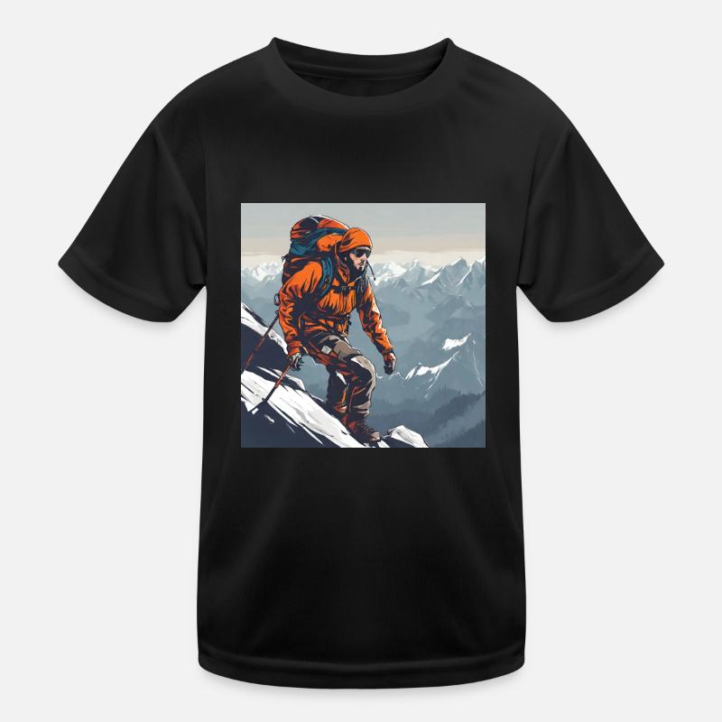 Bergsteigen Kinder Funktions-T-Shirt