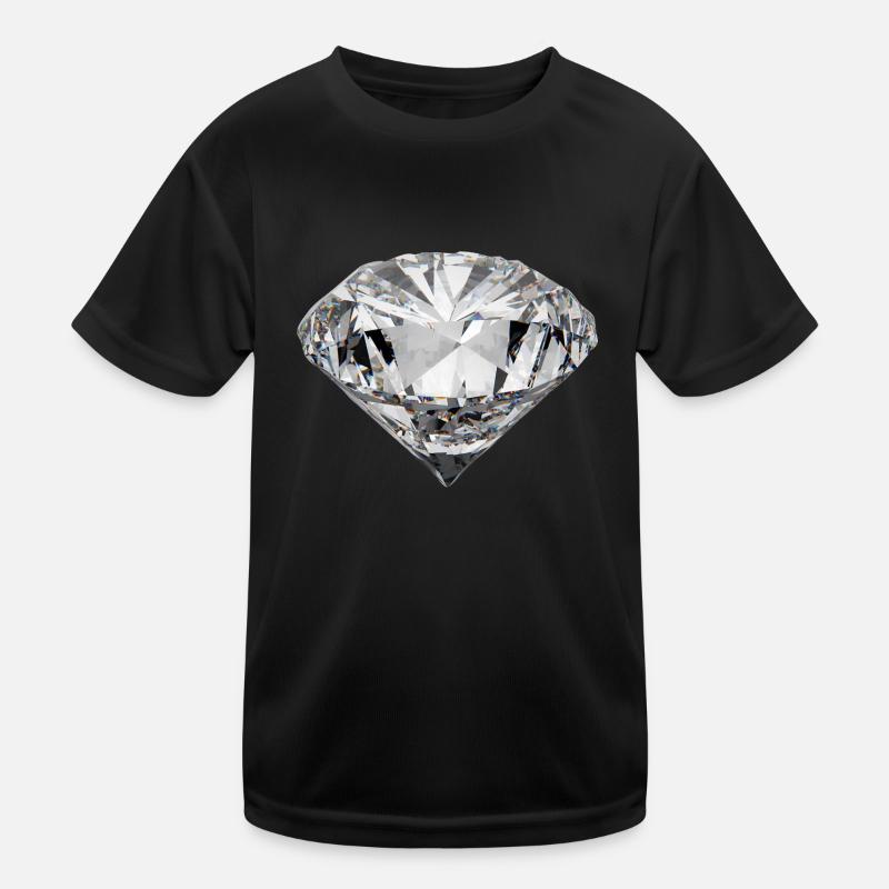 Diamant Kinder Funktions-T-Shirt