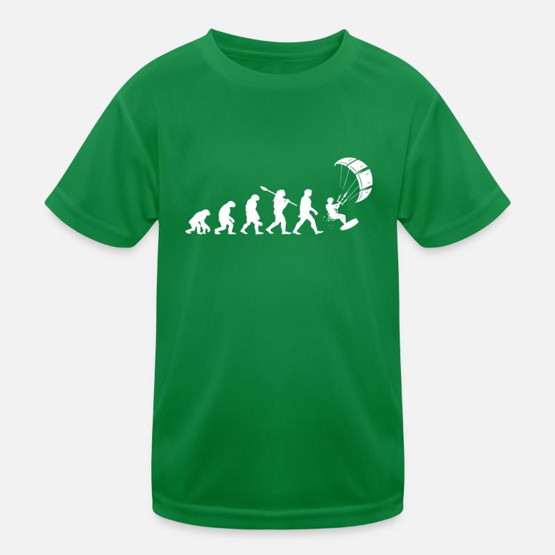 Development of kitesurfing Kids Functional T-Shirt