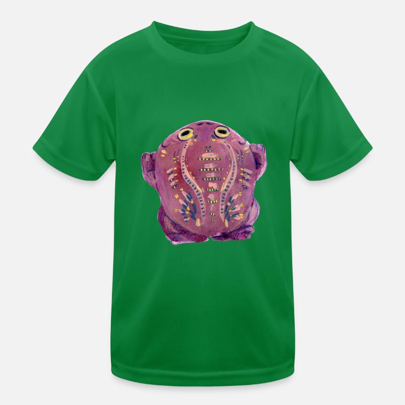 Crapaud violet T-shirt sport Enfant