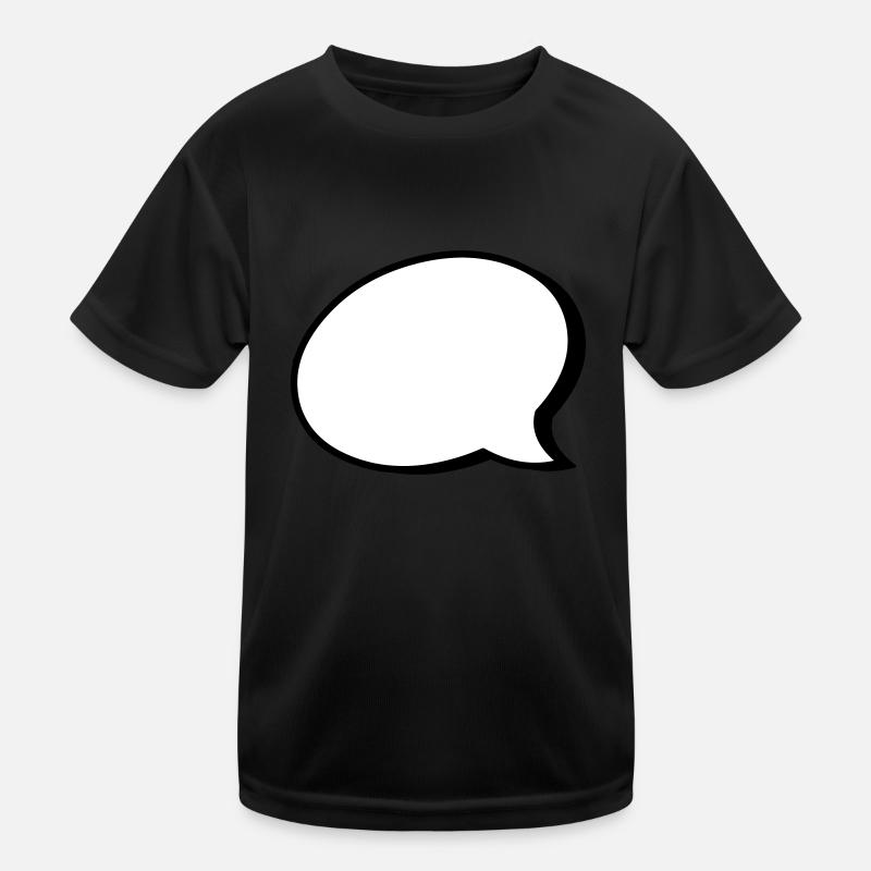 2541614 15422397 speech bubble Kids Functional T-Shirt
