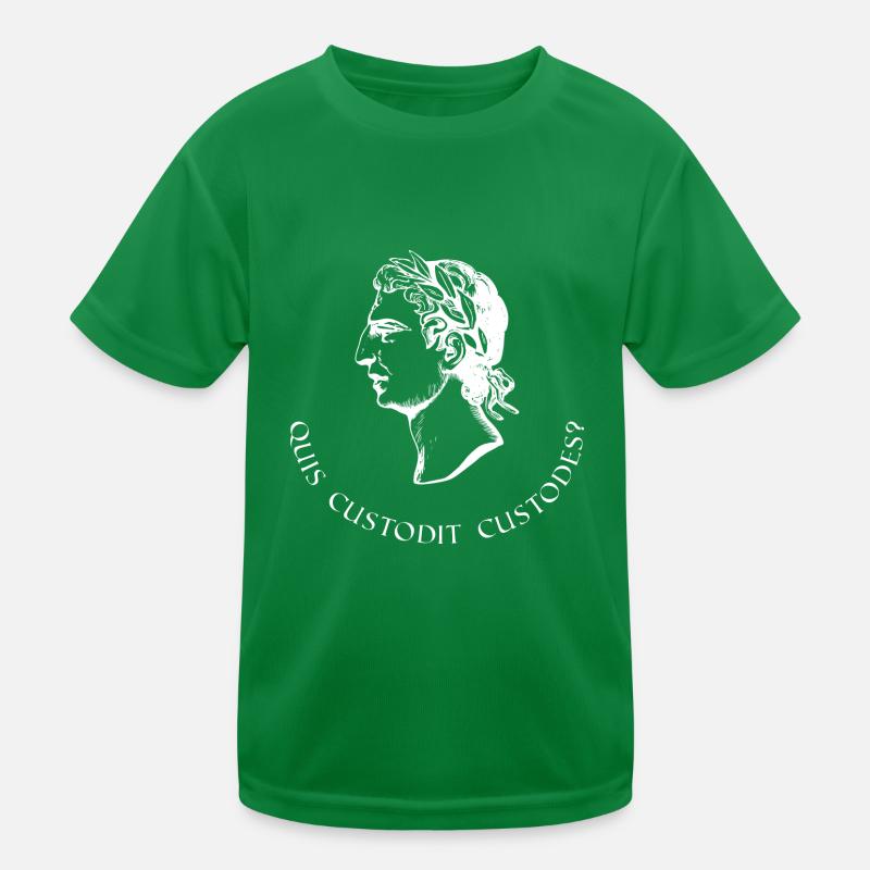 qui garde le garde latin sait T-shirt sport Enfant