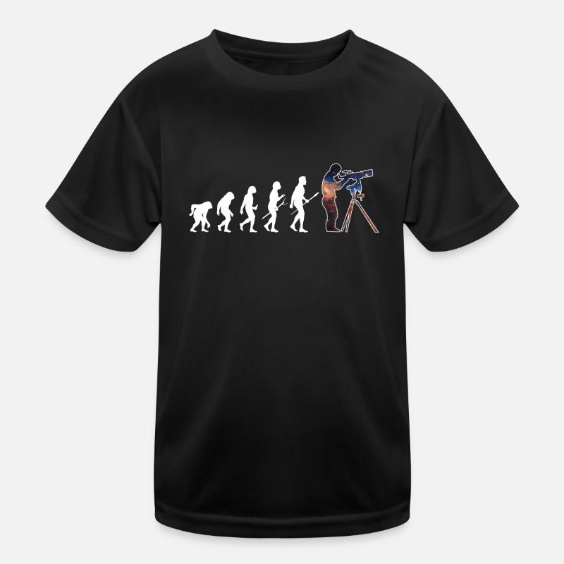Astronomie Evolution Astrofotografie Geschenk Kinder Funktions-T-Shirt