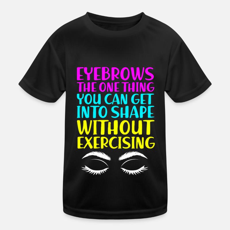 Microblading Makeup Cosmetic Beautician Kids Functional T-Shirt