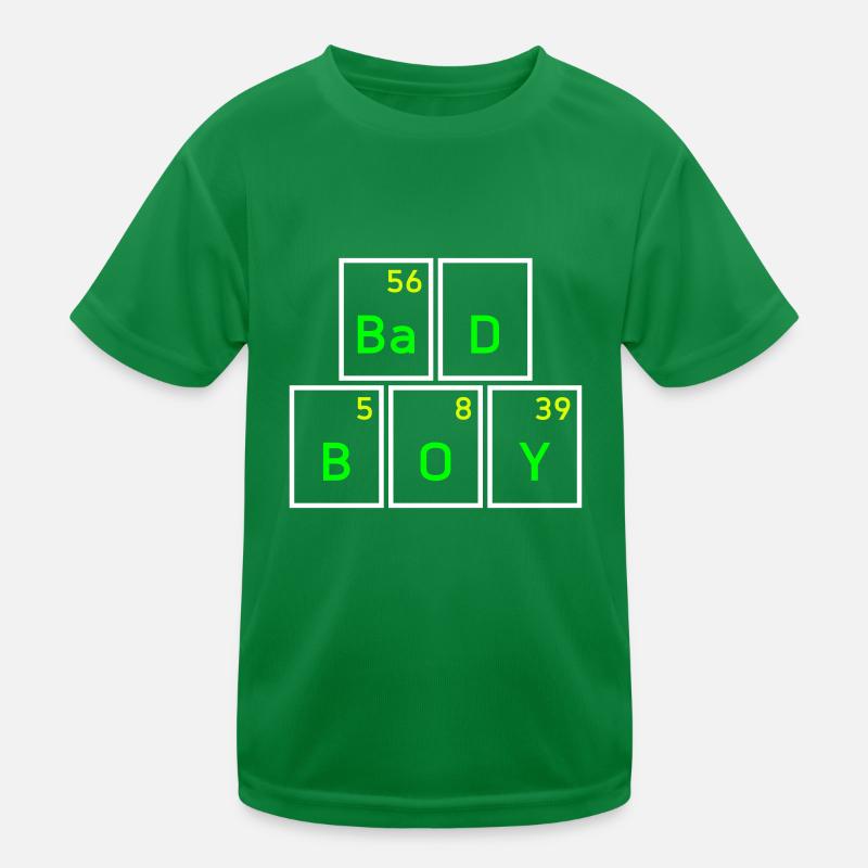 Barium, deuterium, boron, oxygen, yttrium Kids Functional T-Shirt