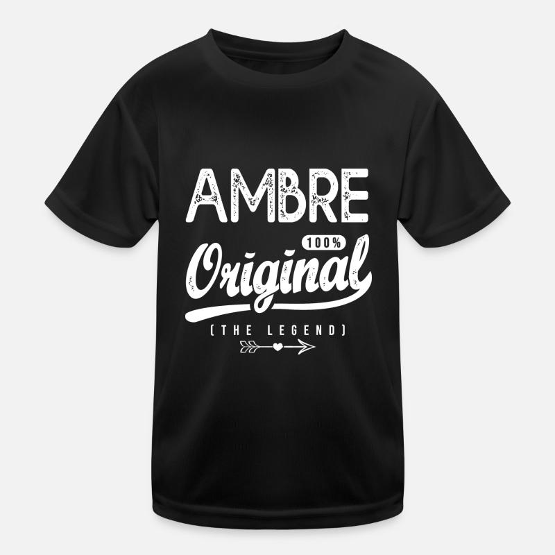Amber ORIGINAL personalized shirt first name amber Kids Functional T-Shirt