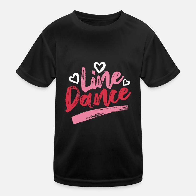 Linedance Linedancing Country Fan - Cadeau T-shirt sport Enfant