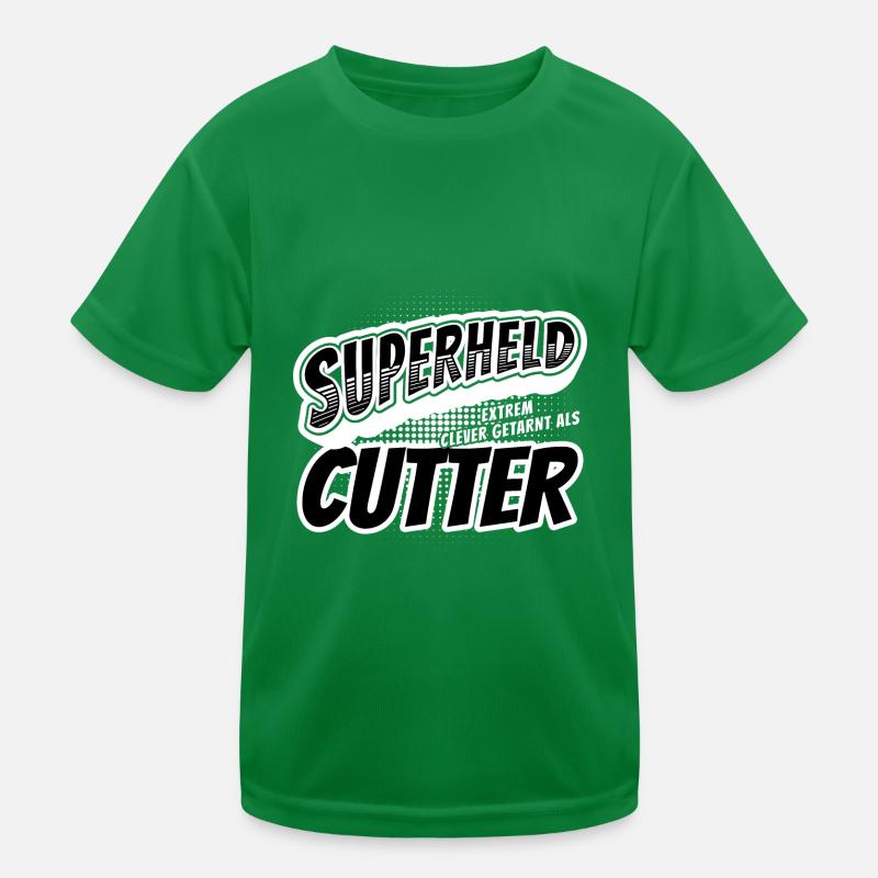 Superheld, clever getarnt als Cutter Kinder Funktions-T-Shirt