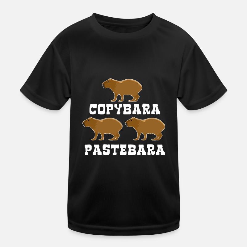 Copybara - Capybara Wortspiel - Copier Coller T-shirt sport Enfant