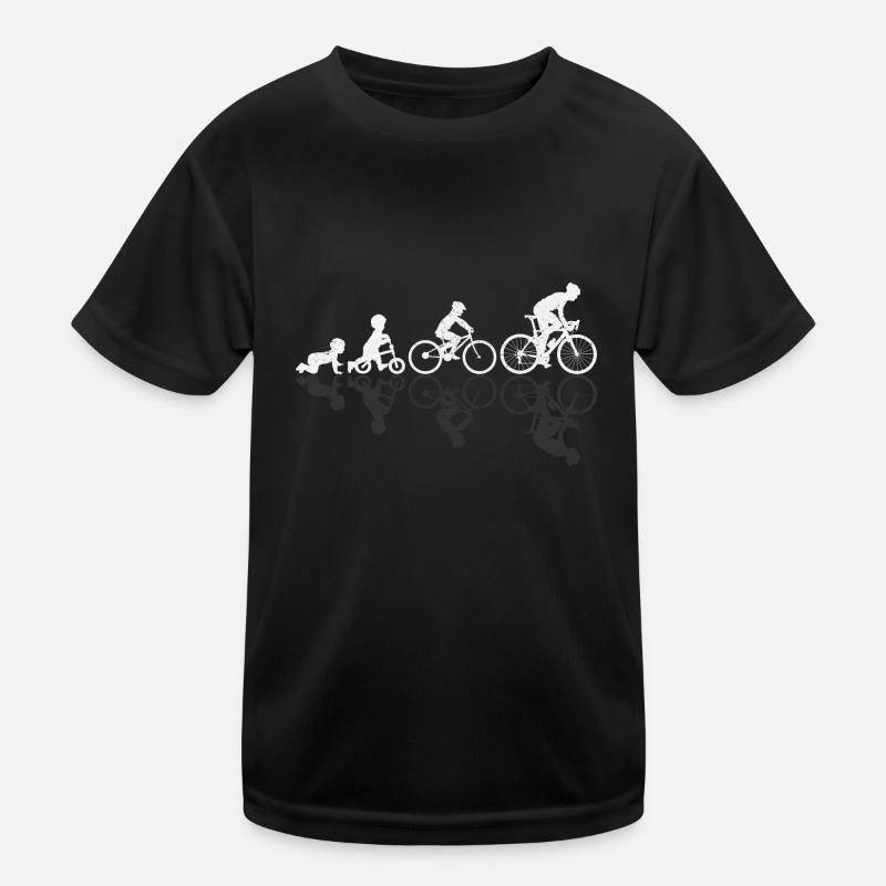 Cyclistes Evolution Ombre Vélo Vélo T-shirt sport Enfant